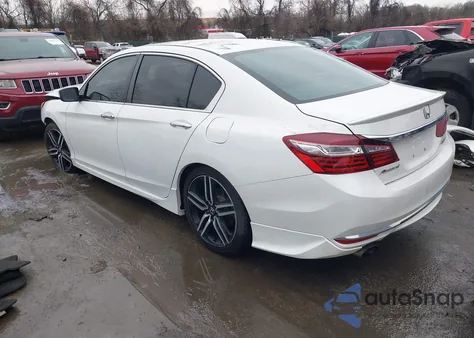2017 Honda Accord Sport Se z USA, uszkodzony, nr VIN 1HGCR2F10HA027947